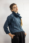 100% Linen Turtle Neck Top